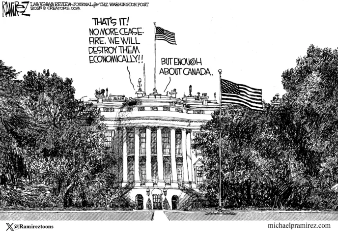 Cartoon commentary